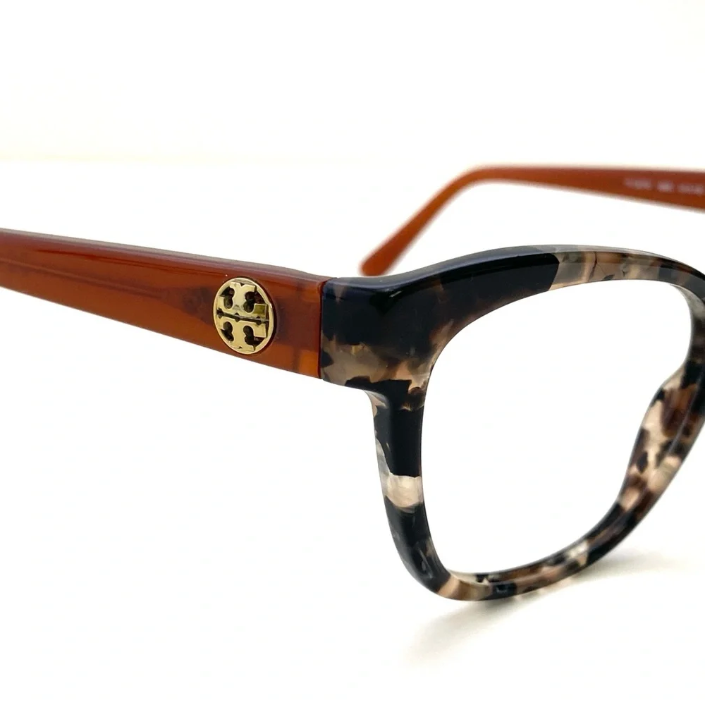 Tory Burch Square Pearl Brown Tortoise/Havana Eyeglasses Frame TY2079 1682